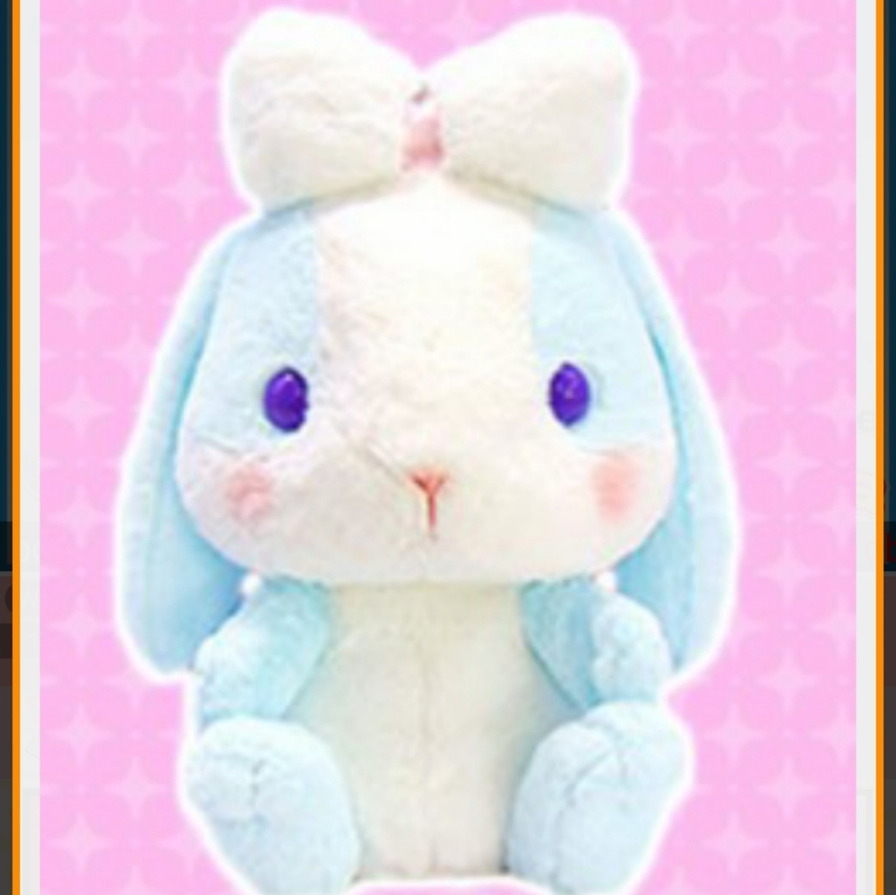 Amuse Societ Pote Usa Loppy Fluffy Ribbon Big Plush